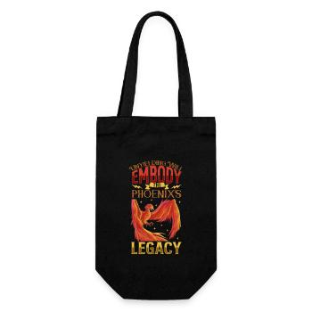 Phoenix Bird Mythical Creatures - Gift Bag for Bottles - black - Front