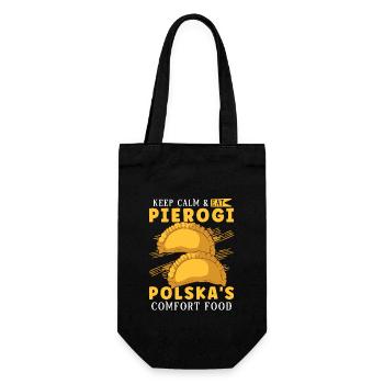 Pierogi Polish Food Polish heritage Polska Food - Geschenkbeutel für Flaschen - Schwarz - Vorne
