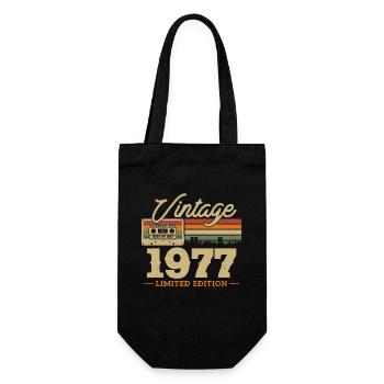 1977 - 46/47 ans anniversaire - Sac à bouteille - noir - Devant