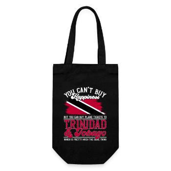 Trinidad and Tobago flag - Gift Bag for Bottles - black - Front