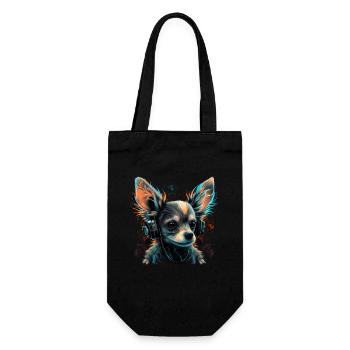 Chihuahua - Electronic Music Techno Festival - Gift Bag for Bottles - black - Front