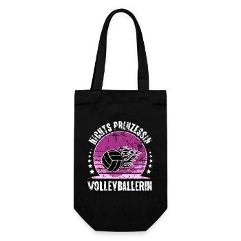 Volleyball - Geschenkbeutel für Flaschen - Schwarz - Vorne