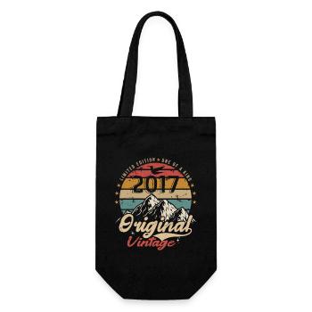 Original Vintage 2017 Limited Edition 2017 - Gift Bag for Bottles - black - Front