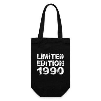 Limited Edition 1990 Geburtstag 1990 Geburtstag - Geschenkbeutel für Flaschen - Schwarz - Vorne