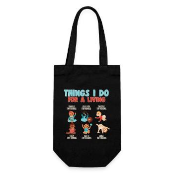 Childcare Teacher Educator - Gift Bag for Bottles - black - Front