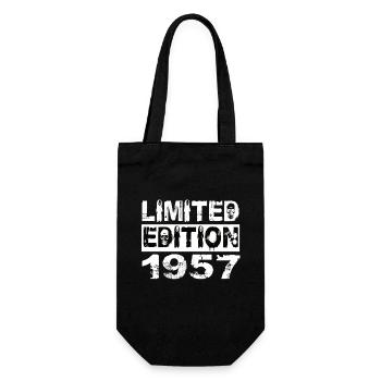 Limited Edition 1957 Geburtstag 1957 Geburtstag - Geschenkbeutel für Flaschen - Schwarz - Vorne