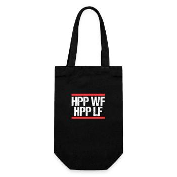 Happy Wife Happy Life - Gift Bag for Bottles - black - Front
