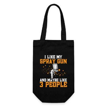 Body Painter Car Painter Painter - Gift Bag for Bottles - black - Front
