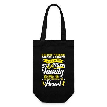 Sarcoma Support - Gift Bag for Bottles - black - Front