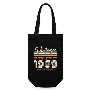 Vintage 1969 Cadeau d’anniversaire - Sac à bouteille - noir - Devant