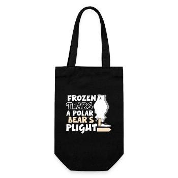 Ours polaire Réchauffement climatique Chasse au phoque dans l’Arctique - Sac à bouteille - noir - Devant