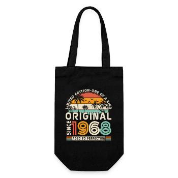 Millésime Original 1968 - 55/56 ans - Sac à bouteille - noir - Devant