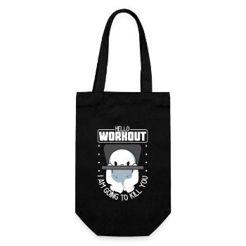 Bodybuilding Powerlifting Weightlifting Fitness - Gift Bag for Bottles - black - Front
