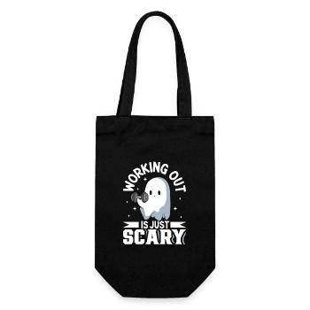 Bodybuilding Powerlifting Gewichtheben Fitness - Geschenkbeutel für Flaschen - Schwarz - Vorne