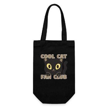 Hauskatze Kurzhaar Maine Coon Siamkatze Katze - Geschenkbeutel für Flaschen - Schwarz - Vorne