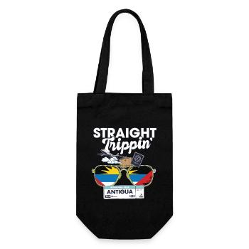 Straight Trippin' Antigua Vacation Tour Travel - Gift Bag for Bottles - black - Front