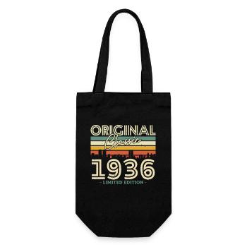 Cadeau d’anniversaire vintage 1936 Classic 87/88 - Sac à bouteille - noir - Devant