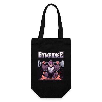 Gympanse Musculation Musculation Fitness Memes - Sac à bouteille - noir - Devant