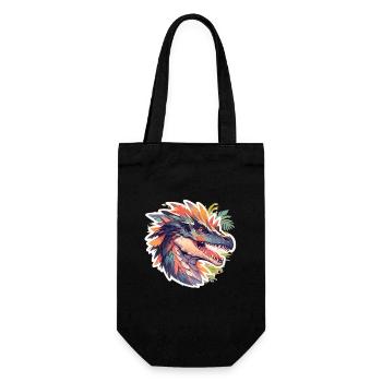 Dinosaur Trex Dinos Dinosaur Dino Baby - Gift Bag for Bottles - black - Front