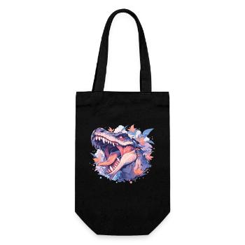 Dinosaur Trex Dinos Dinosaur Dino Baby - Gift Bag for Bottles - black - Front
