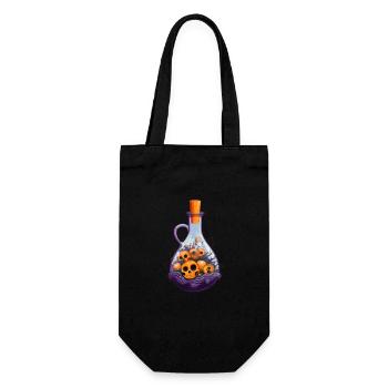 Creepy Skulls: Candy Collectors Halloween - Sac à bouteille - noir - Devant