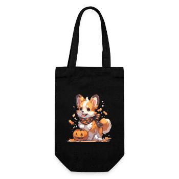 Corgi Corgi Chien Corgi Halloween Corgis Pet - Sac à bouteille - noir - Devant