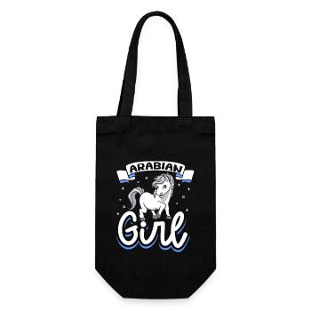 Arabian Girl - Geschenkbeutel für Flaschen - Schwarz - Vorne