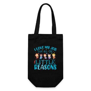 Professeur Montessori - Sac à bouteille - noir - Devant