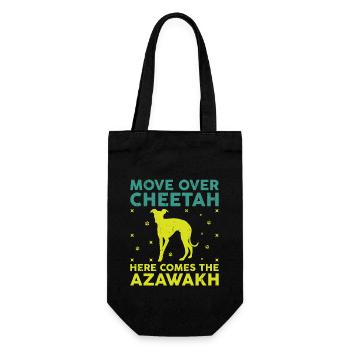 Azawakh Dog Owner Arabian Greyhound Tuareg Sloughi - Gift Bag for Bottles - black - Front