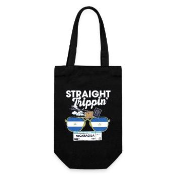Straight Trippin' Nicaragua Vacation Tour Travel - Gift Bag for Bottles - black - Front