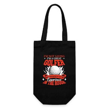 I'm A Great Golfer - Gift Bag for Bottles - black - Front