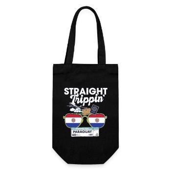 Straight Trippin' Paraguay Vacation Tour Travel - Gift Bag for Bottles - black - Front
