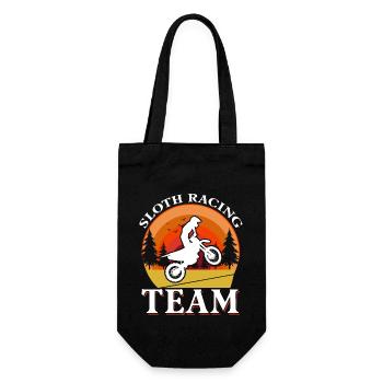 Sloth Racing Team - Gift Bag for Bottles - black - Front
