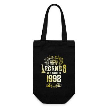 1992 Legends Birthday - Gift Bag for Bottles - black - Front