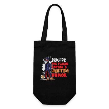 Gruseliger Halloween-horror-seuchendoktor - Geschenkbeutel für Flaschen - Schwarz - Vorne