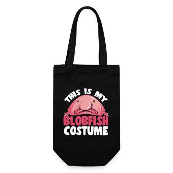 Blob fish - Gift Bag for Bottles - black - Front