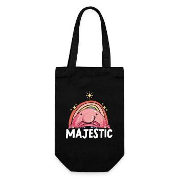 Blob fish - Gift Bag for Bottles - black - Front