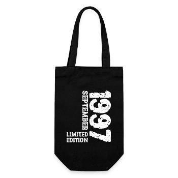 1997 September Limited Edition 26th Birthday Decoration - Gift Bag for Bottles - black - Front