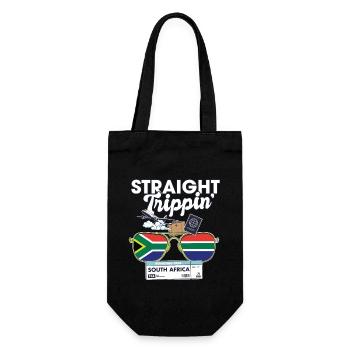 Straight Trippin' South Africa Vacation Tour - Geschenkbeutel für Flaschen - Schwarz - Vorne