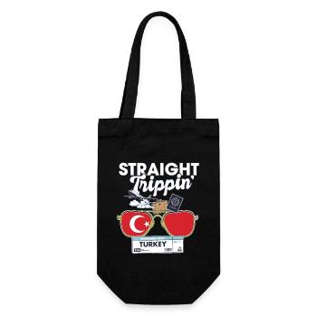 Straight Trippin' Turkey Vacation Tour Travel - Gift Bag for Bottles - black - Front