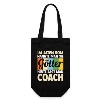 Mannschaft Trainer Und Coach - Geschenkbeutel für Flaschen - Schwarz - Vorne