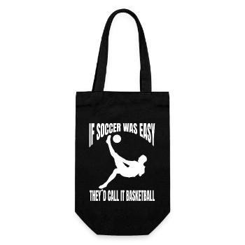 Fußballdesign Fußballmannschaft Fußballspieler - Geschenkbeutel für Flaschen - Schwarz - Vorne