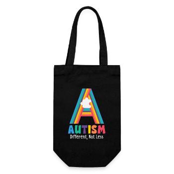 Autism Awareness Autism Disease - Gift Bag for Bottles - black - Front