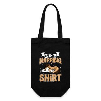 Offizielles Schlafshirt Pferd - Geschenkbeutel für Flaschen - Schwarz - Vorne