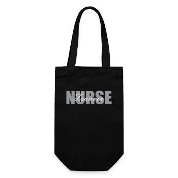 Trauma Nurse Motif - Gift Bag for Bottles - black - Front