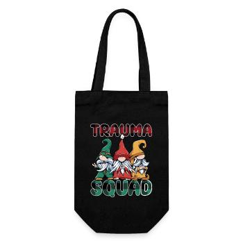 Trauma Squad Gnomes Emergency Nursing - Gift Bag for Bottles - black - Front