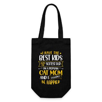Chat persan Chat Amoureux Propriétaire de chat Persan Longhair C - Sac à bouteille - noir - Devant