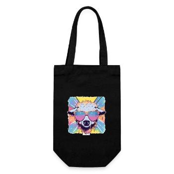 Schaf Schäfer Schäffschen Landwirtschaft - Gift Bag for Bottles - black - Front