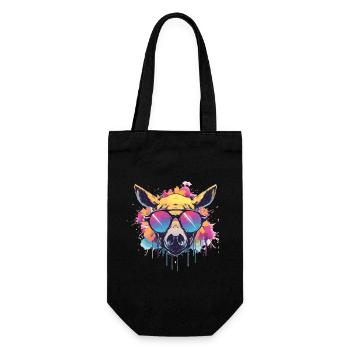 Pig Sunglasses Pig Pig Pig Pig Pig Pig - Gift Bag for Bottles - black - Front