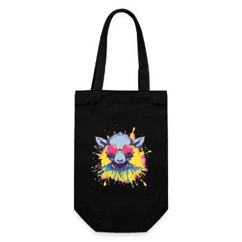 Schaf Schäfer Schäffschen Landwirtschaft - Gift Bag for Bottles - black - Front